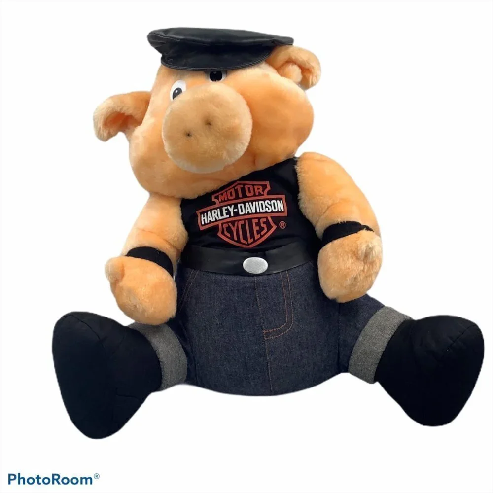 1993 Harley Davidson Biker‎ Hog Pig Plush